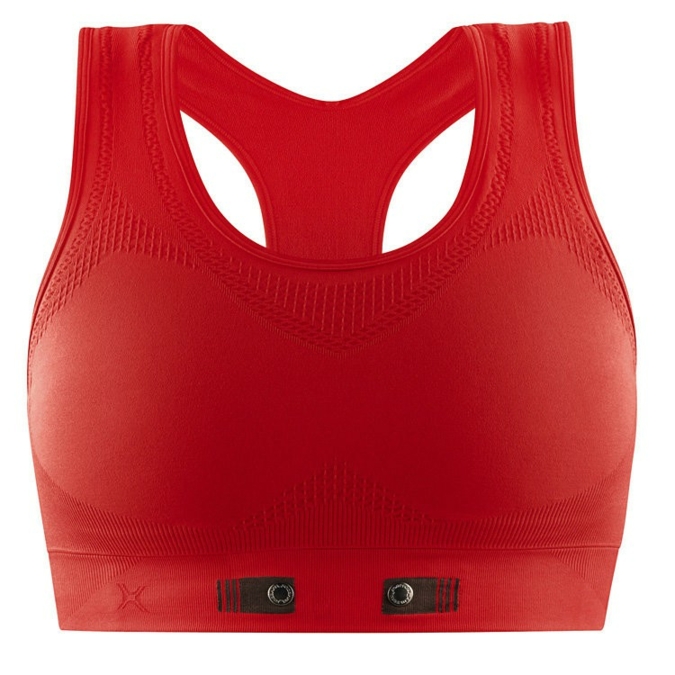 Roter miCoach Sport-BH