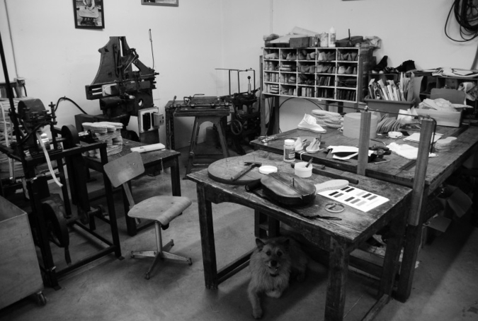 Die Werkstätten erinnern eher an ein Museum als an einen Arbeitsplatz