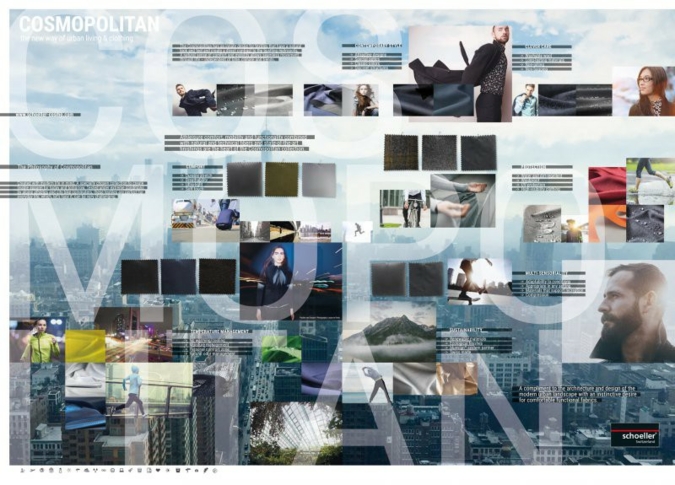 Die Cosmopolitan-Kollektion von Schoeller wurde speziell für das moderne Leben entwickelt (Photos: Schoeller Textil)
