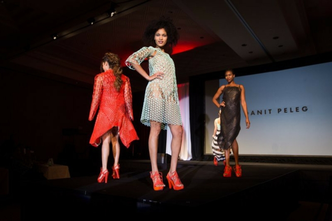 Israel-based Peleg created a 3D-printed, five-piece fashion collection as part of her graduate portfolio for her fashion design degree at Shenkar C...