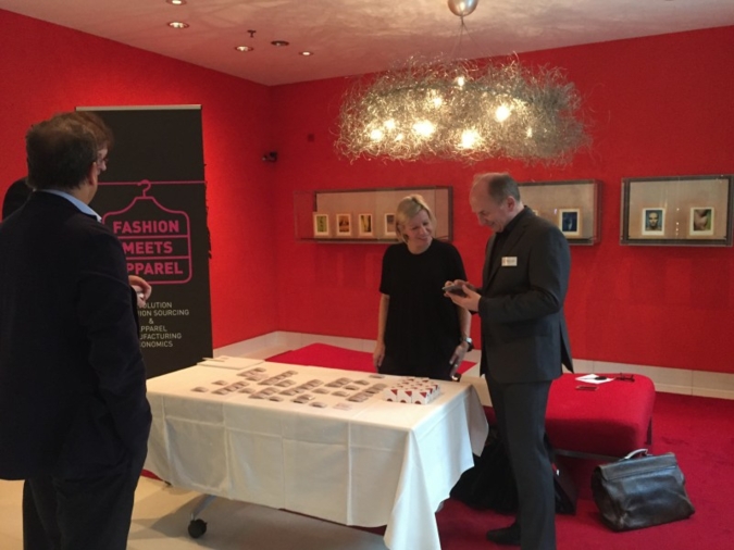 Jacqueline Kellner, Lectra, begrüßt die Gäste
(Photo: textile network)