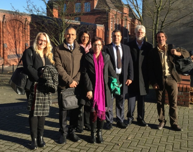 Zusammentreffen der deutschen und der tunesischen Delegation am Standort Mönchengladbach
Photo: Hochschule Niederrhein