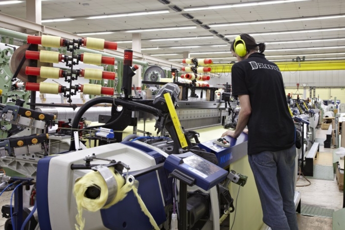 Produktion von Gewebe bei Delcotex