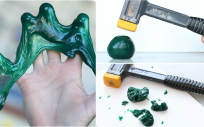 Textile Protektoren aus Hüpfknete