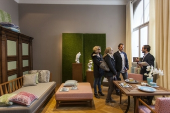 Blick in den Meissen –Showroom auf der Messe in München
Photos: Meissen