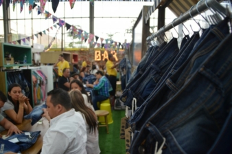 Denim spielte eine zentrale Rolle bei der Colombiatex Photo: Hannah Werner